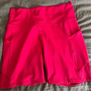 Fabletics Vibrant red Bike Shorts
